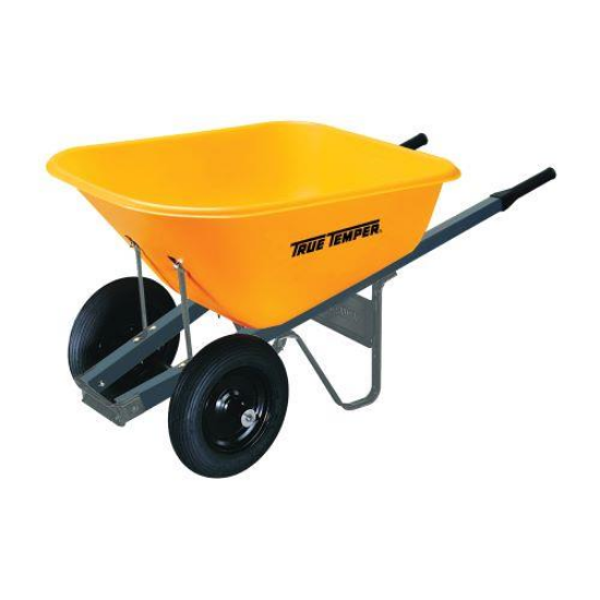 Picture of Wheelbarrow, 6 cf Poly Dual Wheel