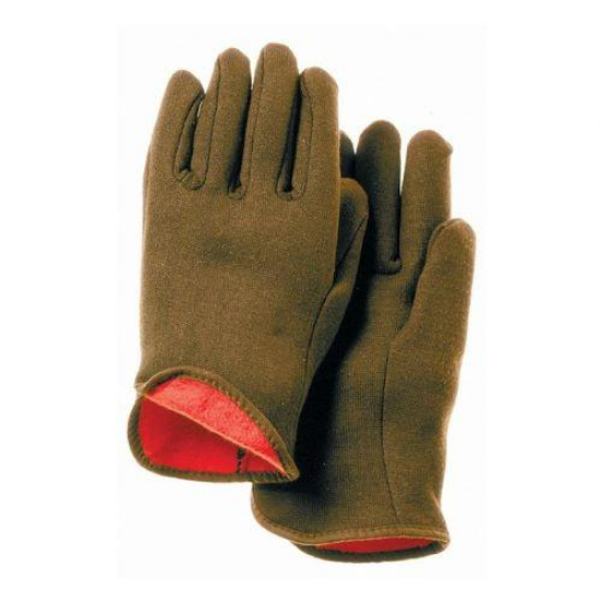 Picture of GLOVES, BROWN JERSEY LINED